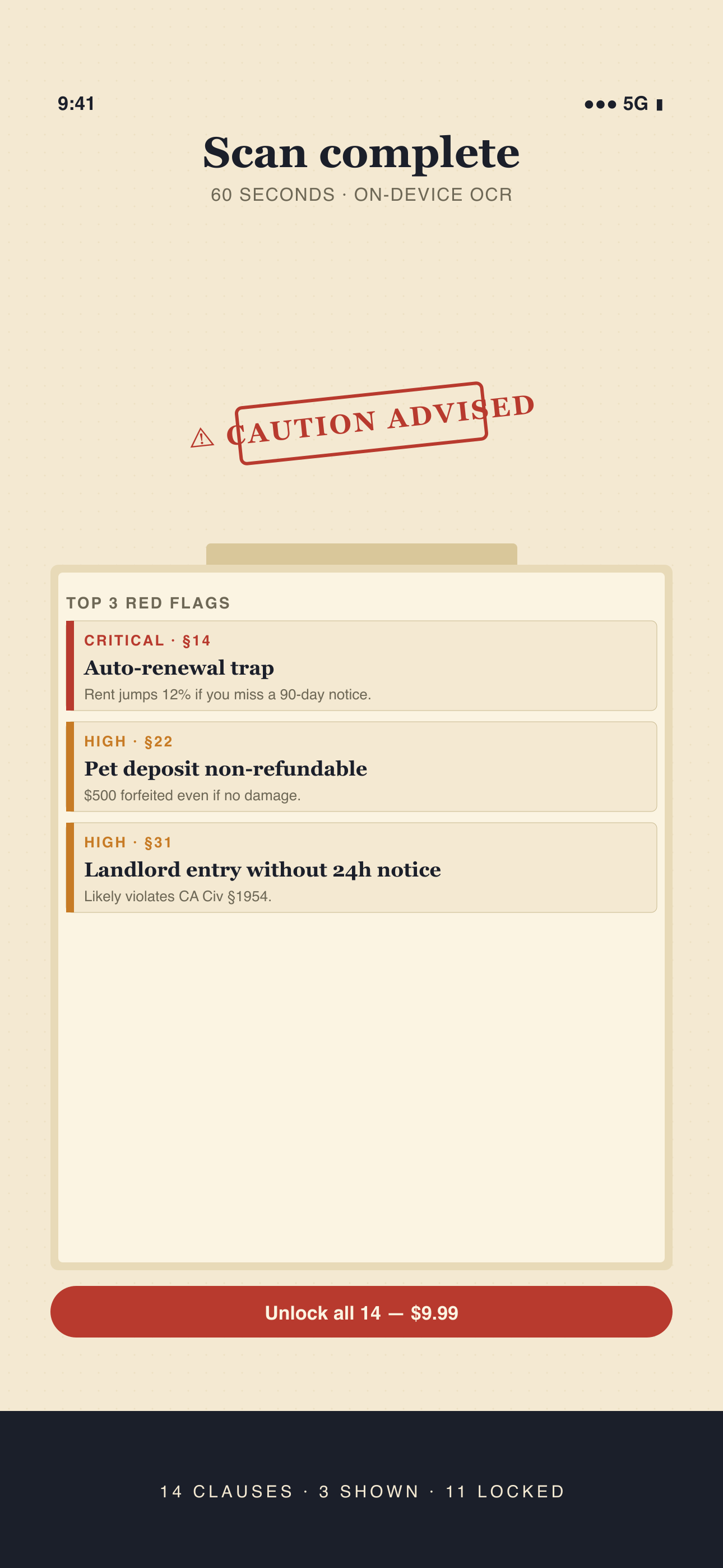 LeaseGuard screenshot 2