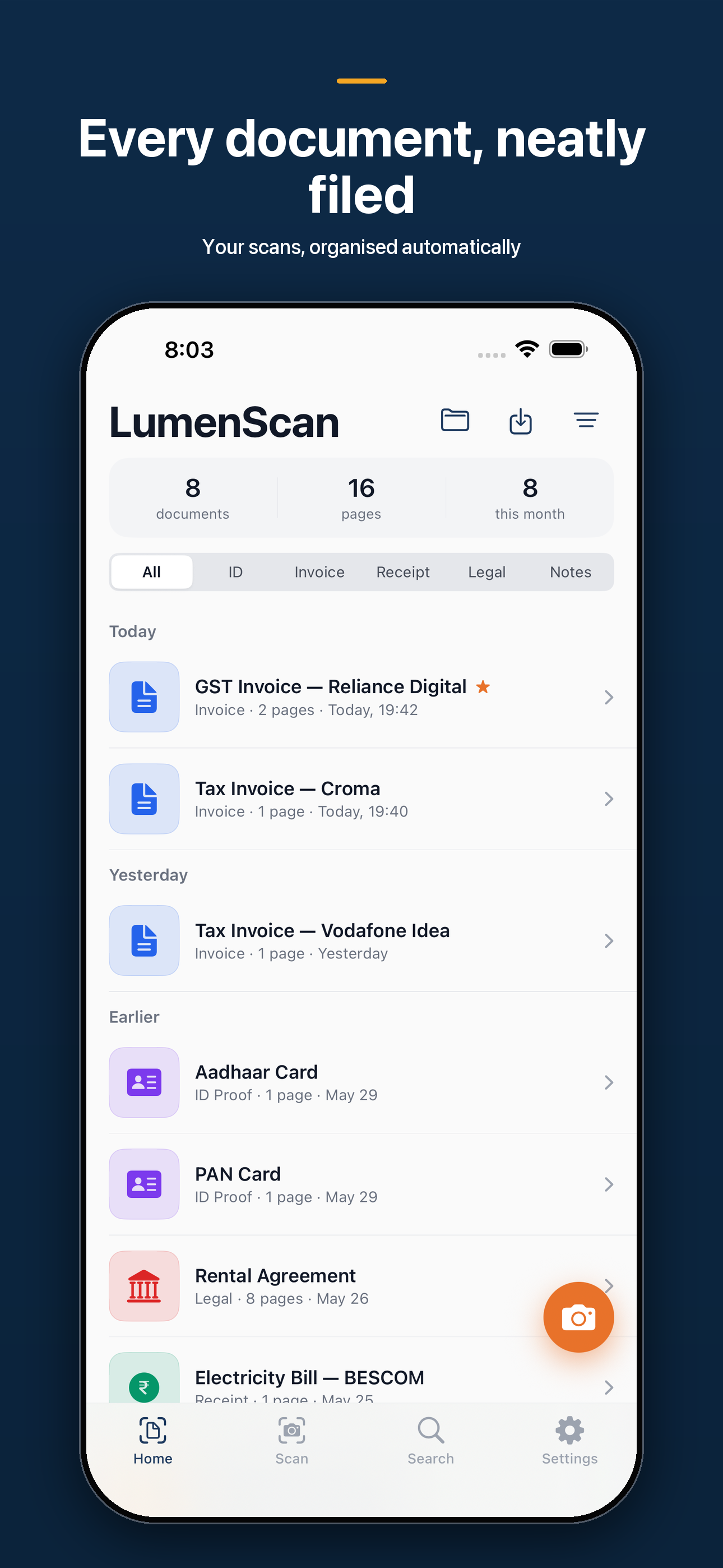 LumenScan screenshot 1