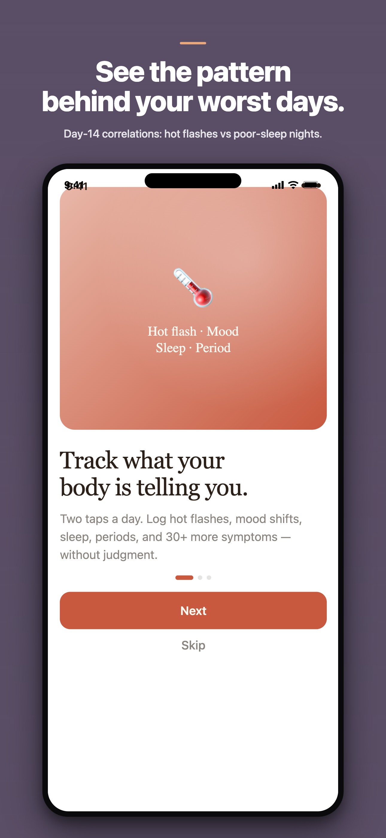 MenoTrack screenshot 3